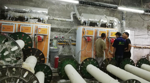 天干物燥，電子廠、服裝廠車間空間加溫加濕采用電蒸汽發(fā)生器