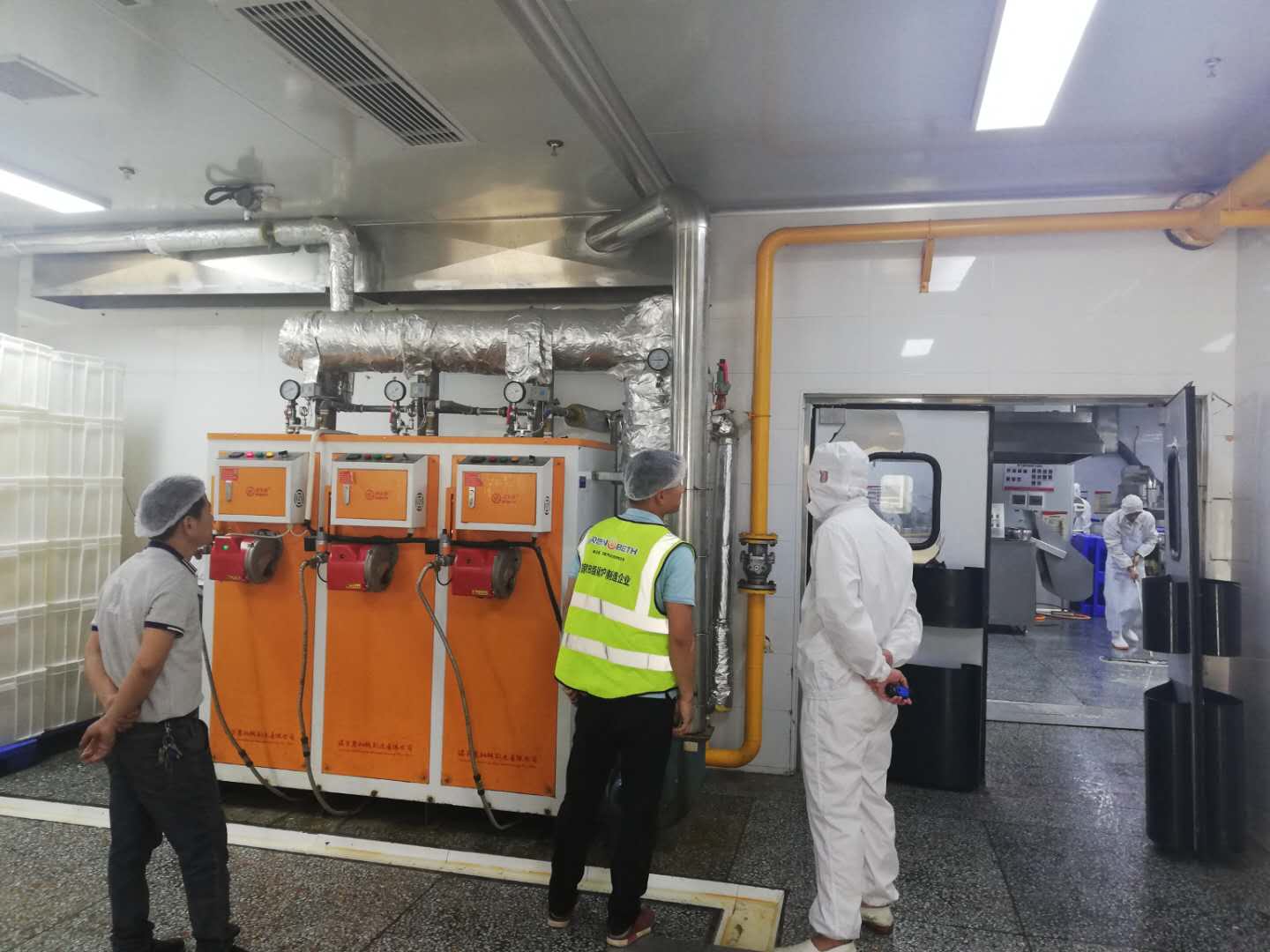 解決食品加工衛(wèi)生安全問題，使用廣東0.5t燃?xì)庹羝l(fā)生器安全潔凈生產(chǎn)